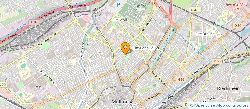 localisation de l'entreprise ASSOCIATION INSTITUT ESPOIR  MULHOUSE