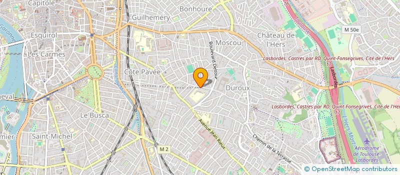 localisation de l'entreprise ASSOCIATION INSTITUT LIMAYRAC à TOULOUSE