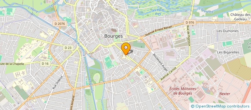 localisation de l'entreprise ASSOCIATION INSTITUT SAINTE MARIE  BOURGES