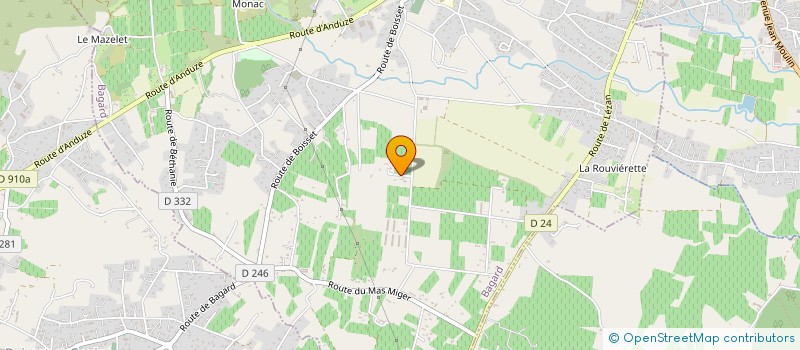 localisation de l'entreprise ASSOCIATION INSTITUT SEILER  BAGARD