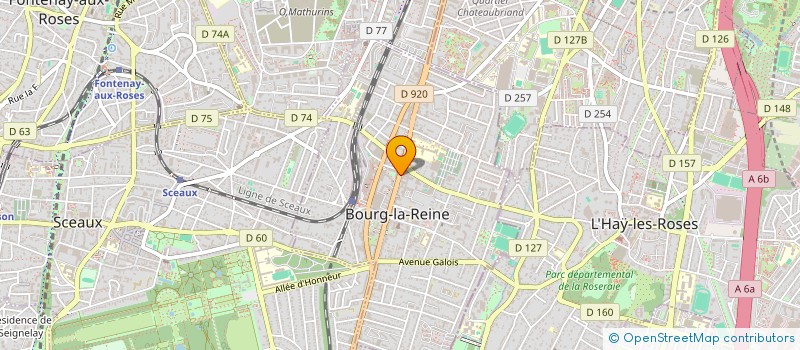 localisation de l'entreprise ASSOCIATION INSTITUTION NOTRE DAME à BOURG-LA-REINE