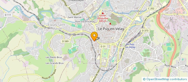 localisation de l'entreprise ASSOCIATION INTEGRA  LE PUY-EN-VELAY