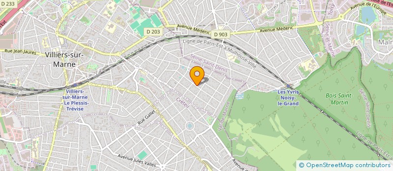 localisation de l'entreprise ASSOCIATION INTENSE MUSIQUE  VILLIERS-SUR-MARNE