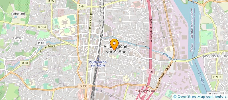 localisation de l'entreprise ASSOCIATION INTER à VILLEFRANCHE-SUR-SAONE