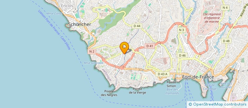 localisation de l'entreprise ASSOCIATION INTER AGIR à SCHŒLCHER