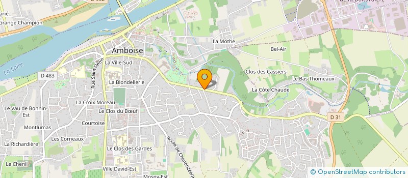 localisation de l'entreprise ASSOCIATION INTER-APE AMBOISE  AMBOISE