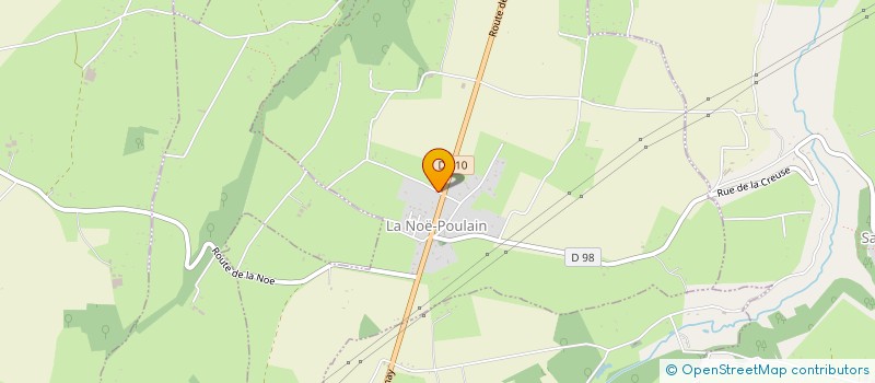 localisation de l'entreprise ASSOCIATION INTER-FRONTIERES à LA NOE-POULAIN