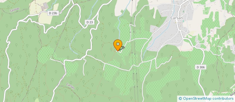localisation de l'entreprise ASSOCIATION INTER GENERATIONS CARSANAISE - A.I.G.C.  CARSAN
