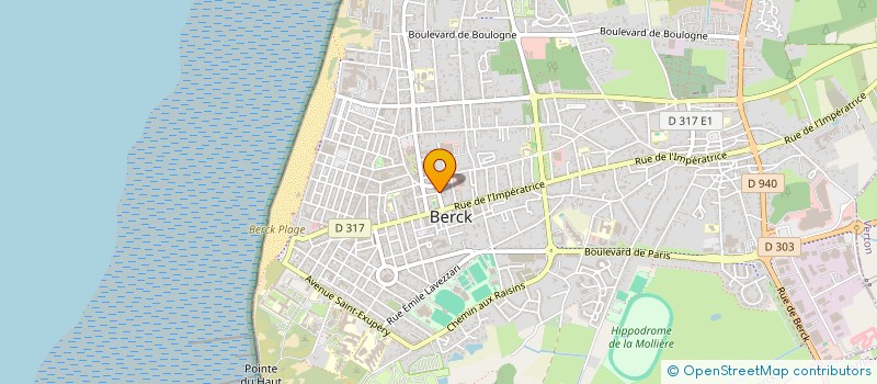 localisation de l'entreprise ASSOCIATION INTER RELAIS  BERCK