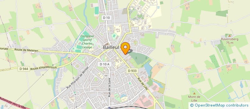 localisation de l'entreprise ASSOCIATION INTERCLUB DU 3EME AGE à BAILLEUL