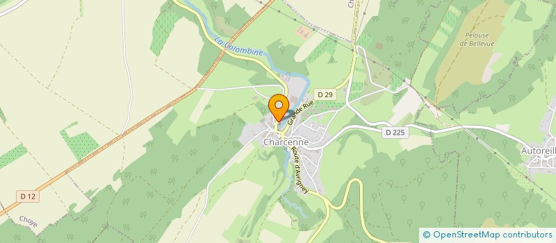 localisation de l'entreprise ASSOCIATION INTERCOMMUNALE AUTOREILLE-CHARCENNE DES RECOLTANTS DE FRUITS ET DES BOUILLEURS DE CRU DE LA CAMETTE  CHARCENNE