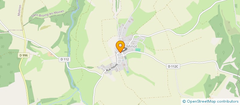 localisation de l'entreprise ASSOCIATION INTERCOMMUNALE CULTURELLE ET SPORTIVE  MINOT