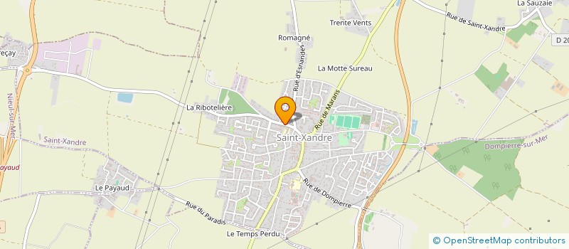 localisation de l'entreprise ASSOCIATION INTERCOMMUNALE D ENTRAIDE à SAINT-XANDRE