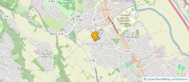 localisation de l'entreprise ASSOCIATION INTERCOMMUNALE DE CHASSE AGREE DE LA GARONNE HERS SAUNE à CASTANET TOLOSAN