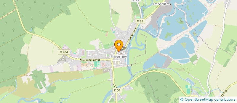 localisation de l'entreprise ASSOCIATION INTERCOMMUNALE DE CHASSE AGREEE DE LA LANTERNE  FLEUREY-LES-FAVERNEY