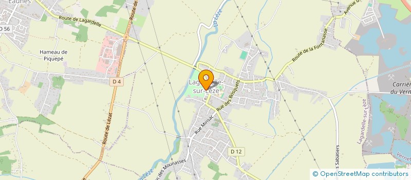 localisation de l'entreprise ASSOCIATION INTERCOMMUNALE DE CHASSE AGREEE DE MOUILLONE LEZE  BEAUMONT SUR LEZE