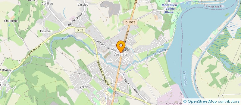 localisation de l'entreprise ASSOCIATION INTERCOMMUNALE DE CHASSE AGREEE DES COTEAUX DE SAINT ROCH  LA BALME-LES-GROTTES