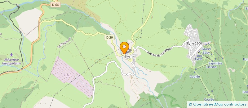 localisation de l'entreprise ASSOCIATION INTERCOMMUNALE DE CHASSE AGREEE DES HAUTS CANTONS  EYNE