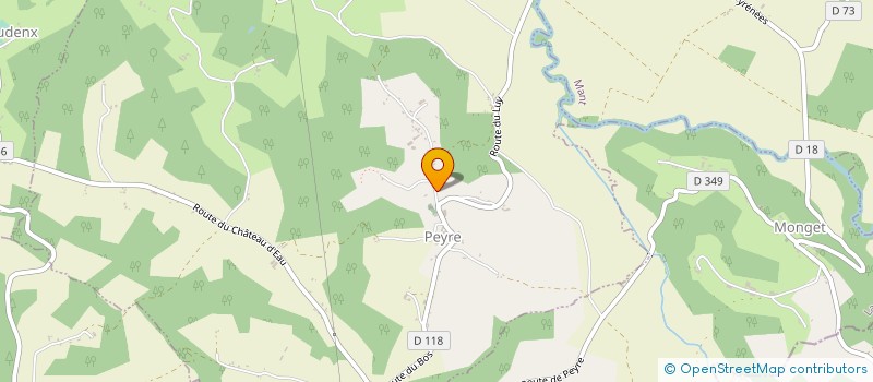 localisation de l'entreprise ASSOCIATION INTERCOMMUNALE DE CHASSE AGREEE DU PIEMONT (AICA DU PIEMONT) à PEYRE
