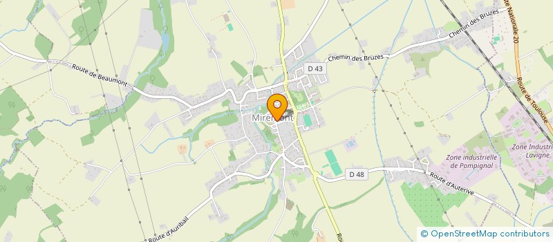 localisation de l'entreprise ASSOCIATION INTERCOMMUNALE DE CHASSE AGREEE PAR FUSION DE CARBONNEL  PUYDANIEL