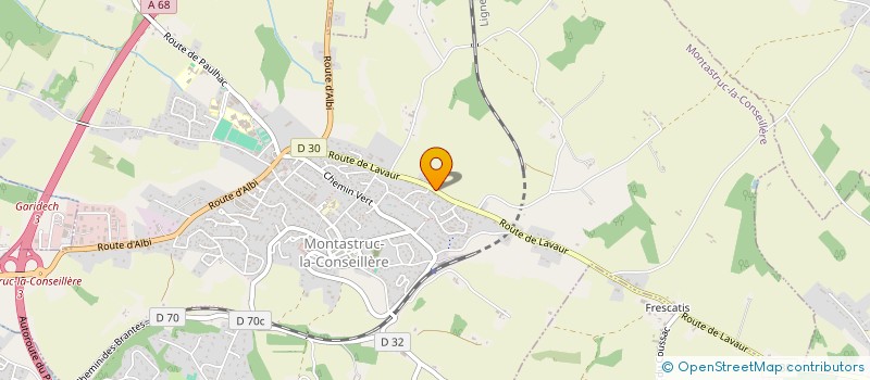 localisation de l'entreprise ASSOCIATION INTERCOMMUNALE DE CHASSE AGREEE PAR FUSION DE GEMIL MONTASTRUC LA CONSEILLERE  MONTASTRUC-LA-CONSEILLERE