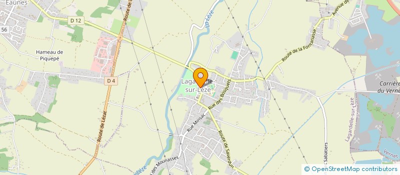 localisation de l'entreprise ASSOCIATION INTERCOMMUNALE DE CHASSE AGREEE PAR FUSION DE LAGARDELLE SUR LEZE LE VERNET  LAGARDELLE-SUR-LEZE