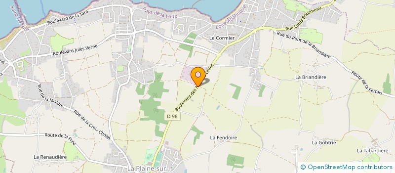 localisation de l'entreprise ASSOCIATION INTERCOMMUNALE DE CHASSE LA PLAINE SUR MER PREFAILLES à LA PLAINE-SUR-MER