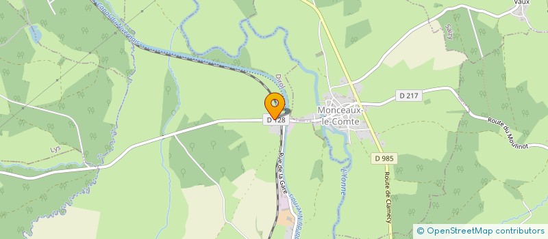 localisation de l'entreprise ASSOCIATION  INTERCOMMUNALE DE CYCLOTOURISME  DIROL