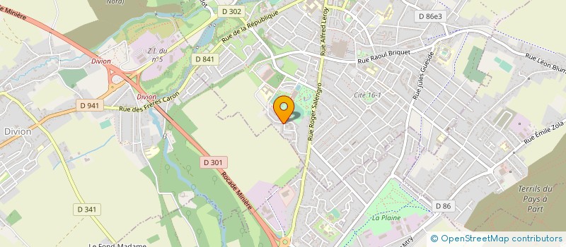 localisation de l'entreprise ASSOCIATION INTERCOMMUNALE DE GESTION DES PROJETS D'INITIATIVE CITOYENNE DES HABITANTS DES COM BRUAY-L-B, HAILL,  HOUD  BRUAY-LA-BUISSIERE