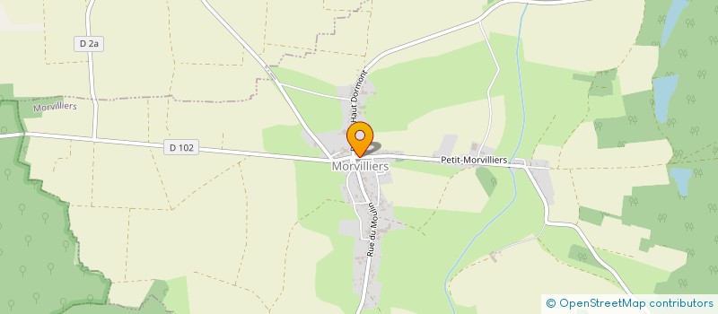 localisation de l'entreprise ASSOCIATION INTERCOMMUNALE DE RESTAURATION SCOLAIRE ET DE LOISIRS à MORVILLIERS