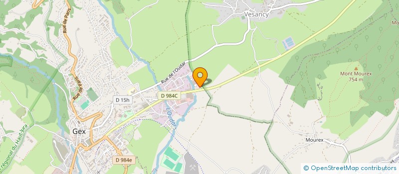 localisation de l'entreprise ASSOCIATION INTERCOMMUNALE DES JEUNES SAPEURS POMPIERS DU NORD EST GESSIEN à GEX