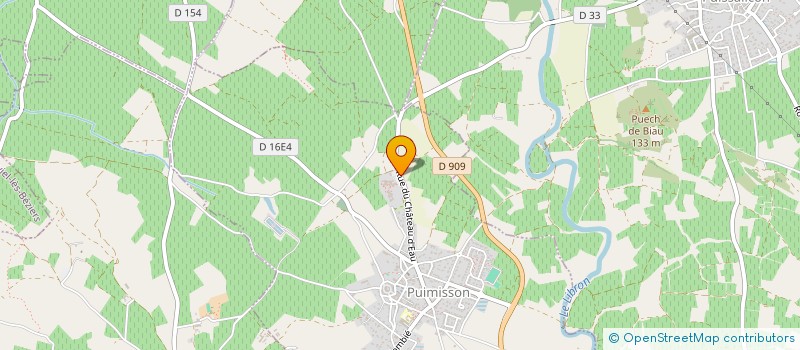 localisation de l'entreprise ASSOCIATION INTERCOMMUNALE POUR L'AIDE ALIMENTAIRE DU NORD BITERROIS  PUIMISSON