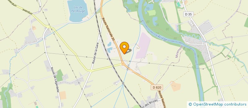 localisation de l'entreprise ASSOCIATION INTERCOMMUNALE POUR LA FORMATION PROFESSIONNELLE  AUTERIVE