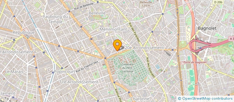 localisation de l'entreprise ASSOCIATION INTERCREA  PARIS