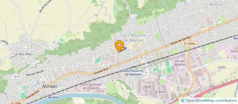 localisation de l'entreprise ASSOCIATION INTERCULTURELLE ALBANAISE BASHKIMI à SAINT-MAURICE-DE-BEYNOST