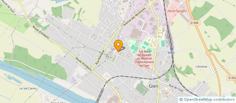 localisation de l'entreprise ASSOCIATION INTERCULTURELLE D ENTRAIDE ET DE PARTAGE DU GIENNOIS à GIEN