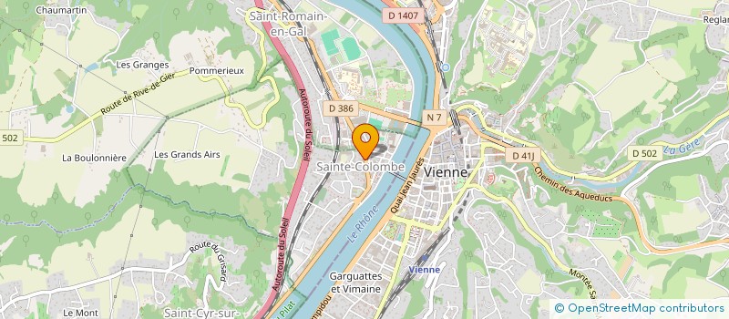 localisation de l'entreprise ASSOCIATION INTERDANCE  SAINTE-COLOMBE