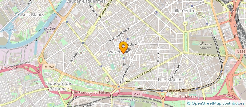 localisation de l'entreprise ASSOCIATION INTERDEPARTEMENTALE D INFORMATION SURLE LOGEMENT DU NORD ET DU PAS DE CALAIS à LILLE