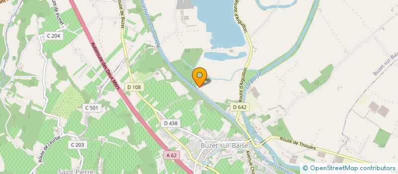 localisation de l'entreprise ASSOCIATION INTERDEPARTEMENTALE DES RESERVES COMMUNALES DE SECURITE CIVILE DE LA GASCOGNE  BUZET-SUR-BAISE