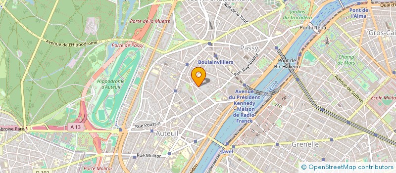 localisation de l'entreprise ASSOCIATION INTERLUD'  PARIS