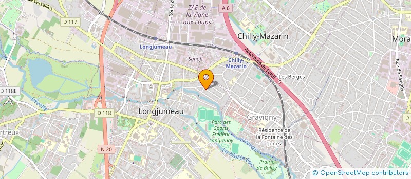 localisation de l'entreprise ASSOCIATION INTERMEDES ROBINSON à CHILLY-MAZARIN