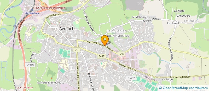 localisation de l'entreprise ASSOCIATION INTERMEDIAIRE à AVRANCHES