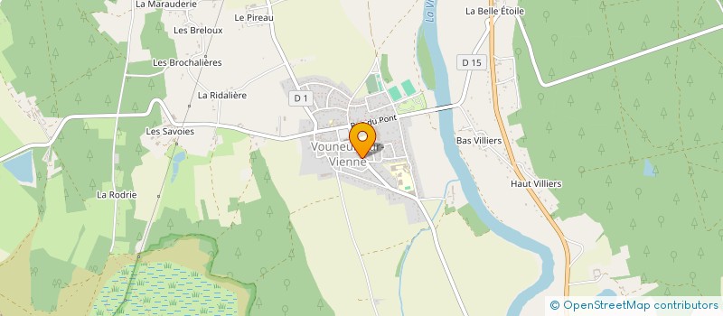 localisation de l'entreprise ASSOCIATION INTERMEDIAIRE ACTION-EMPLOI à VOUNEUIL-SUR-VIENNE