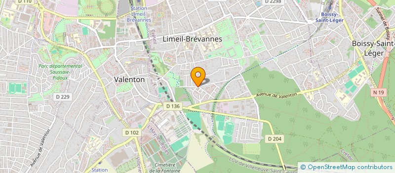 localisation de l'entreprise ASSOCIATION INTERMEDIAIRE ACTIVITE à LIMEIL-BREVANNES