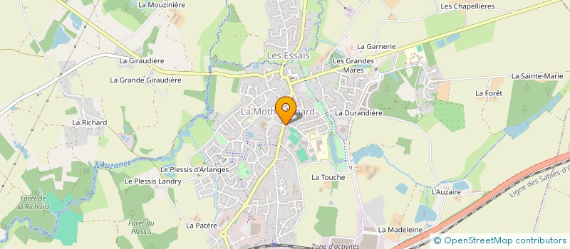 localisation de l'entreprise ASSOCIATION INTERMEDIAIRE CONTACT à LES ACHARDS