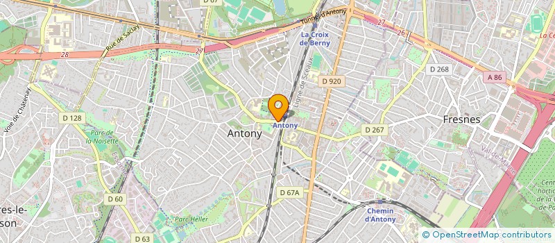 localisation de l'entreprise ASSOCIATION INTERMEDIAIRE D'ANTONY  ANTONY