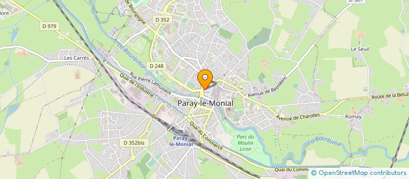 localisation de l'entreprise ASSOCIATION INTERMEDIAIRE ENTRAIDE ET TRAVAIL  PARAY-LE-MONIAL