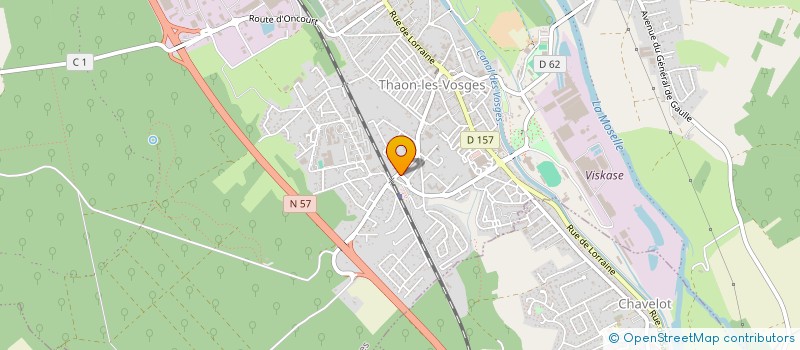 localisation de l'entreprise ASSOCIATION INTERMEDIAIRE ESPOIR  THAON-LES-VOSGES