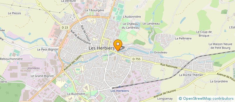 localisation de l'entreprise ASSOCIATION INTERMEDIAIRE NOVALISS à LES HERBIERS