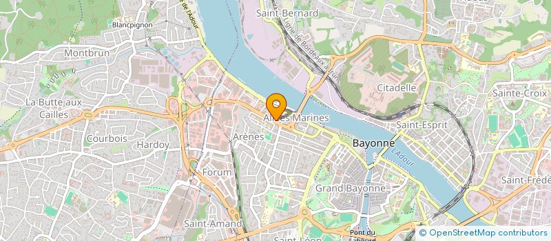 localisation de l'entreprise ASSOCIATION INTERMEDIAIRE POUR LES à BAYONNE
